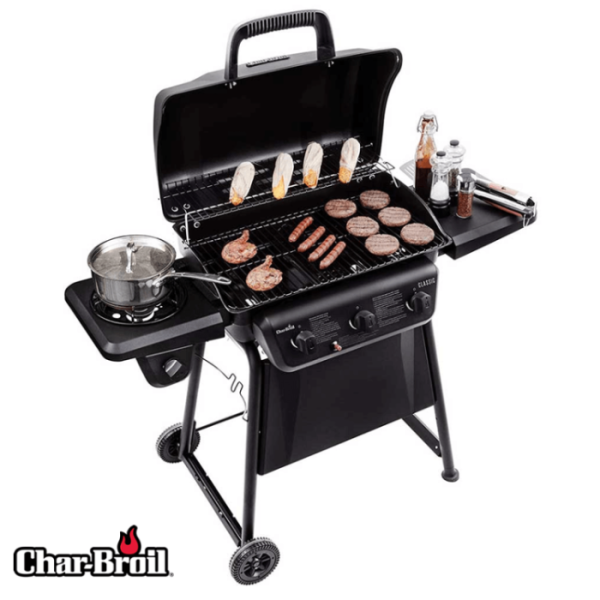 Parrilla Asadora de Gas Char-Broil de 3 Quemadores + 1 Auxiliar 467730317