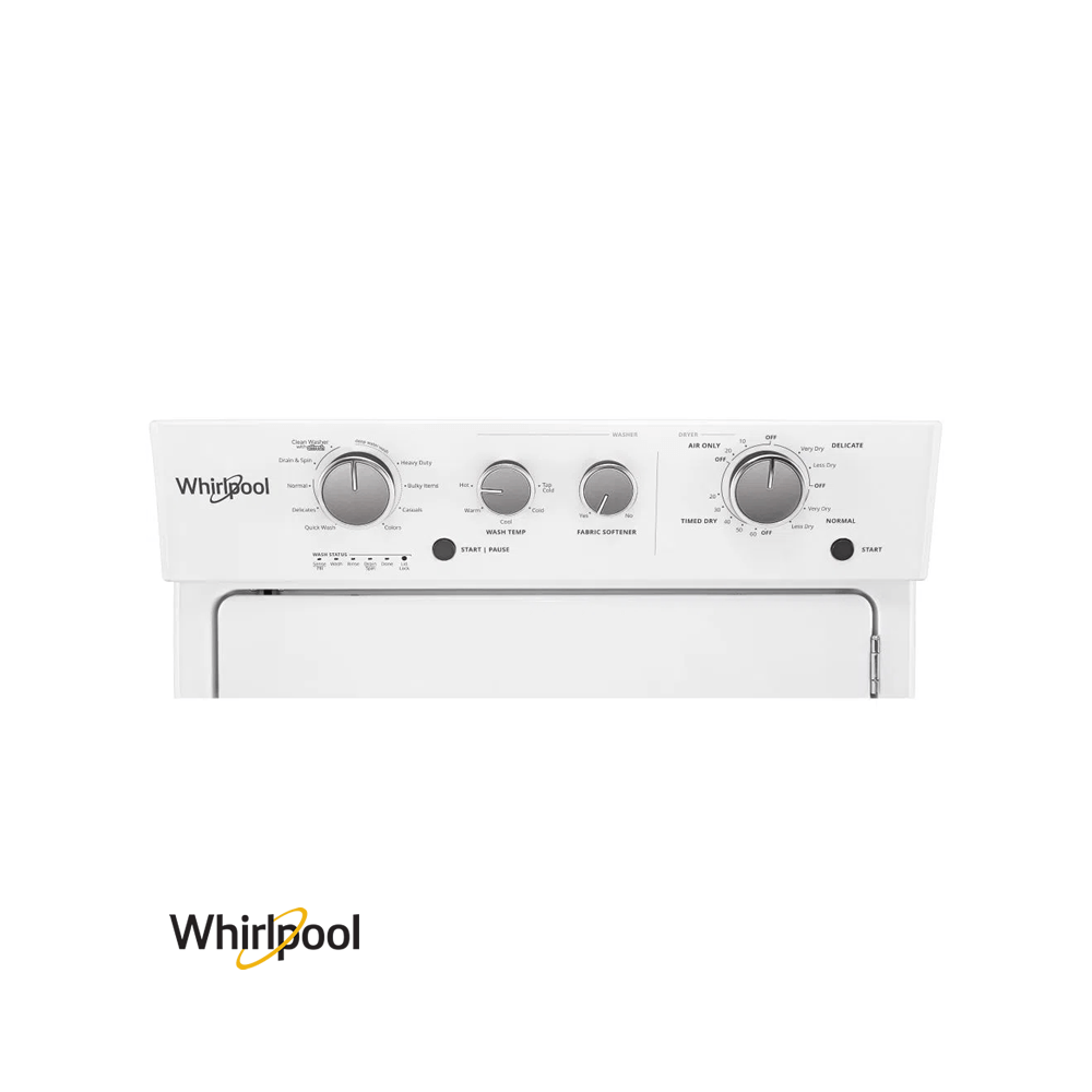 Torre de Lavado Whirlpool a Gas 20kgs - 44 libras 7MWGT4027HW