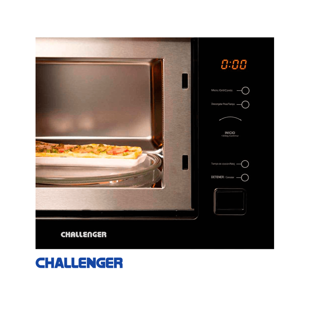 Microondas Empotrable Challenger Grill de 28 Litros – 60 cm HM8110