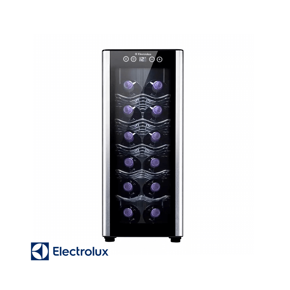 Cava Refrigeradora de Vinos Electrolux de 12 Botellas EWW123XSLB