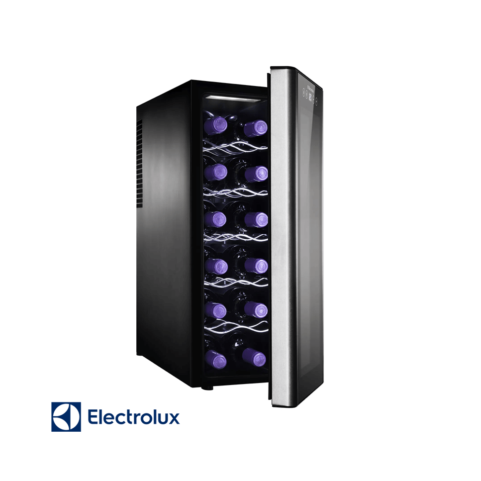 Cava Refrigeradora de Vinos Electrolux de 12 Botellas EWW123XSLB