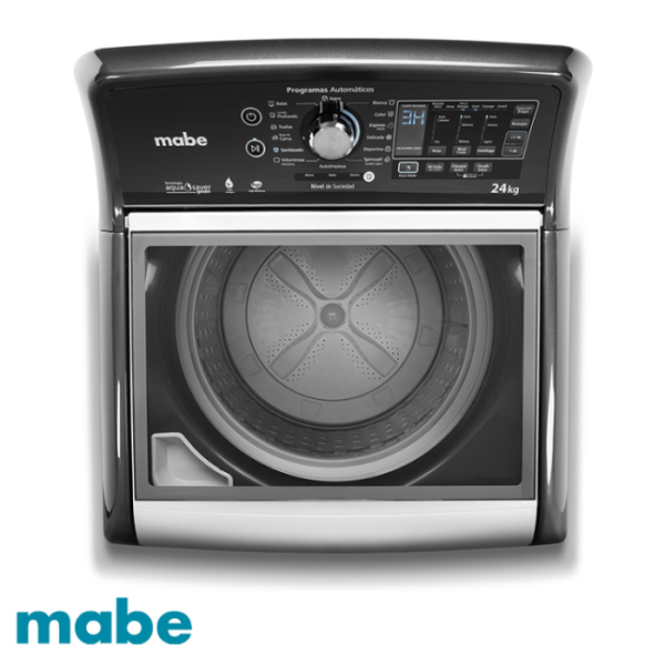 Lavadora Mabe 24 Kgs – 53 Lbs Digital Sin Agitador LMH74201WDAB0