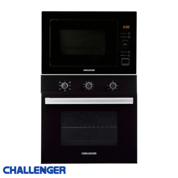 Combo Challenger Horno Eléctrico Empotrable 220v + Microondas Eléctrico Empotrable 110v