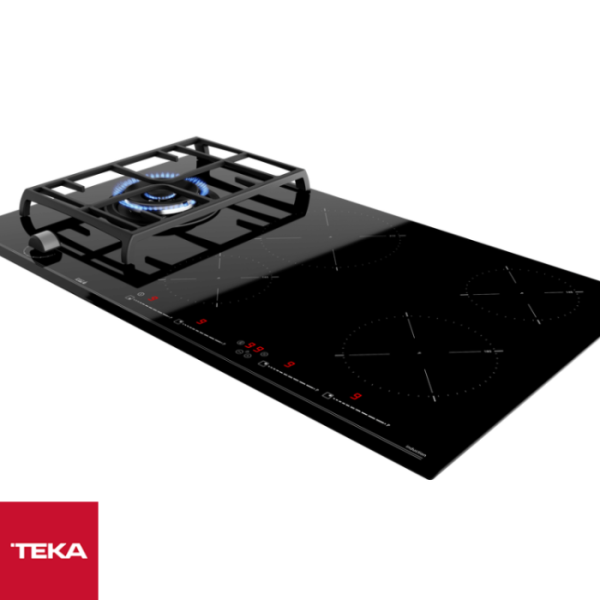 Encimera Empotrable Mixta TEKA de 90cm 4 Zonas de Inducción + 1 de Gas JZC 95314 ABB