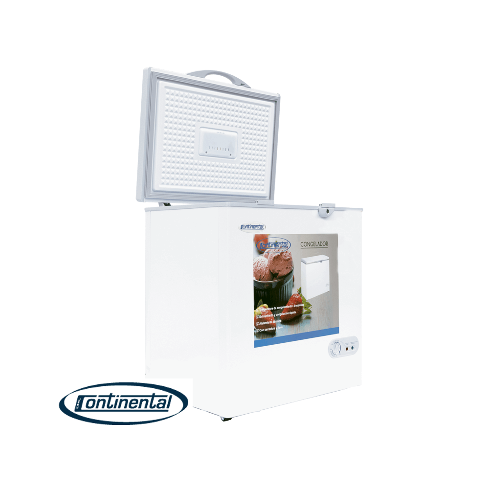 Congelador Horizontal Continental Dual 308 Litros Puerta Metálica BD308Q