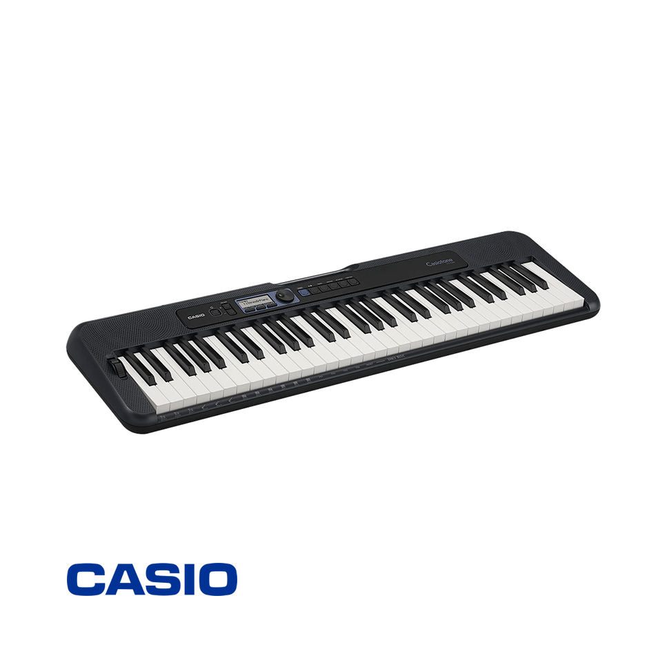Teclado CASIO PORTATIL de 61 Teclas con Pantalla LCD 60 Melodías CT-S300