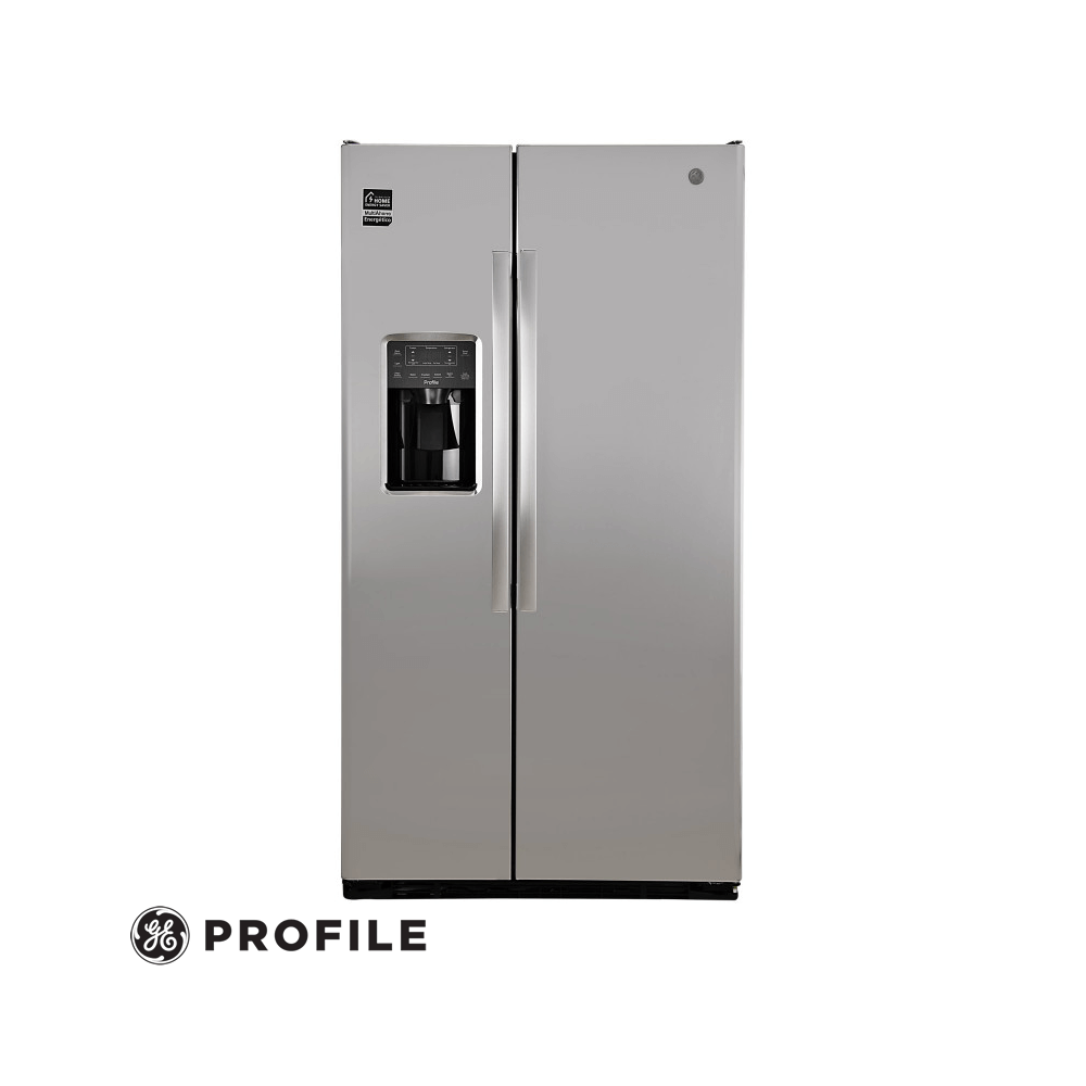 Refrigeradora General Electric Profile 615 Litros Acero Inox Side by Side PQL22LEKFSS