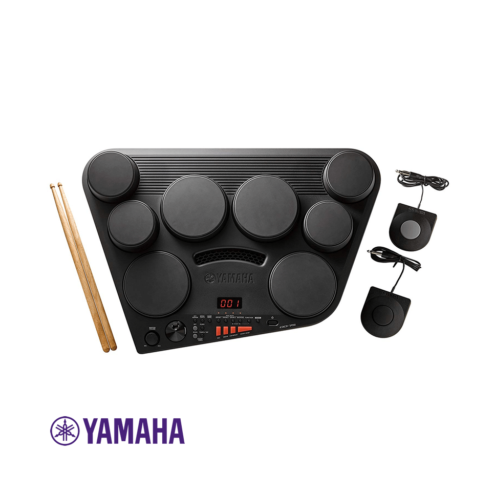 Batería ELECTRÓNICA DE PERCUSIÓN YAMAHA 8 Almohadillas + 2 Pedales DD-75