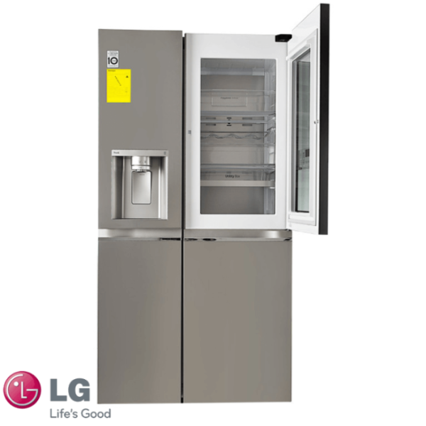 REFRIGERADOR LG 637 LTS. SIDE BY SIDE INOX DISP. INVERTER — Electrocentro  Rivera