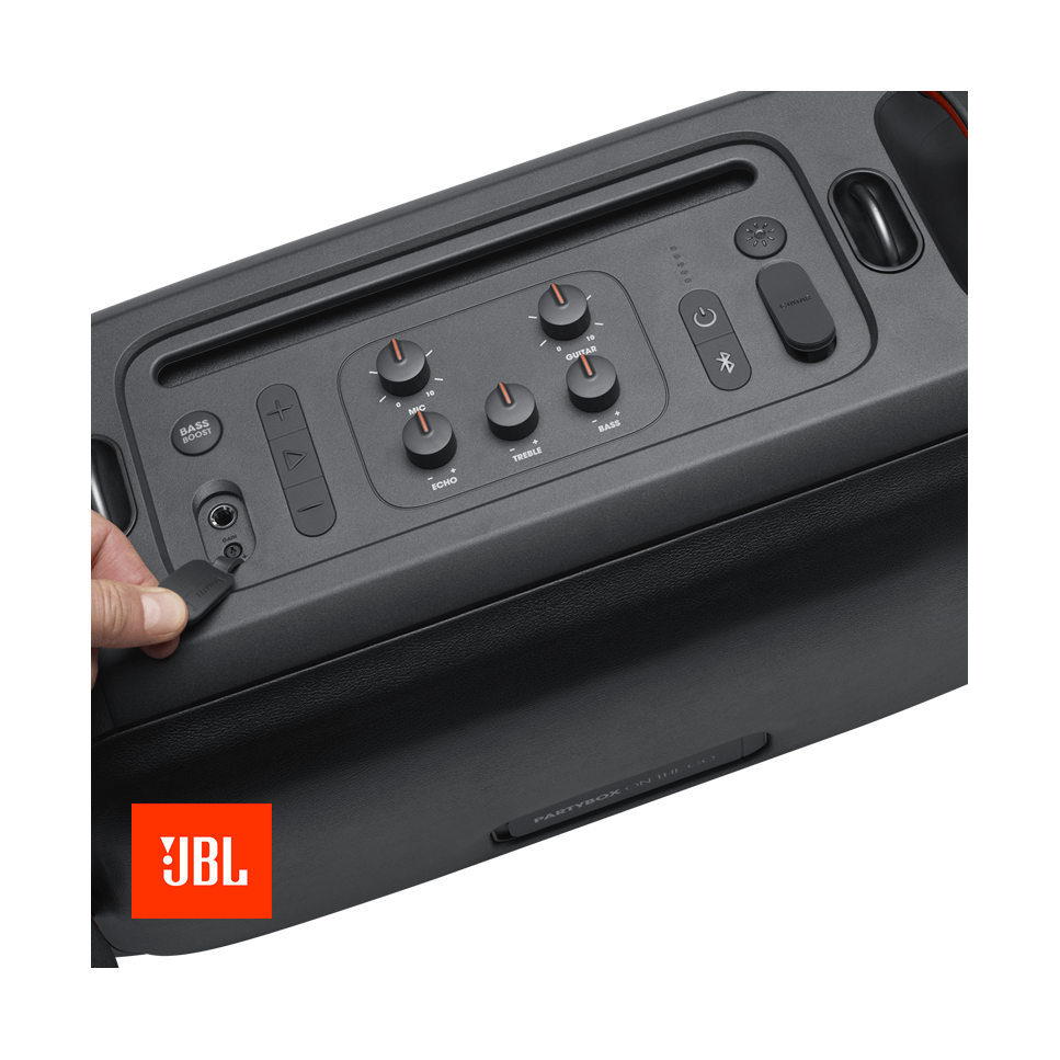 Parlante JBL Altavoz Bluetooth Portátil Con Microfono PARTYBOX ON THE GO