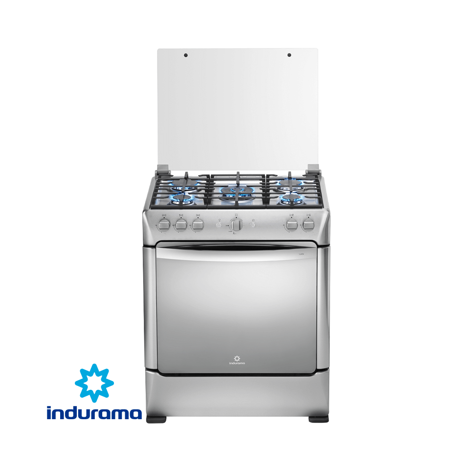 Cocina a Gas Indurama 5 Quemadores Con Grill TURIN ZAFIRO