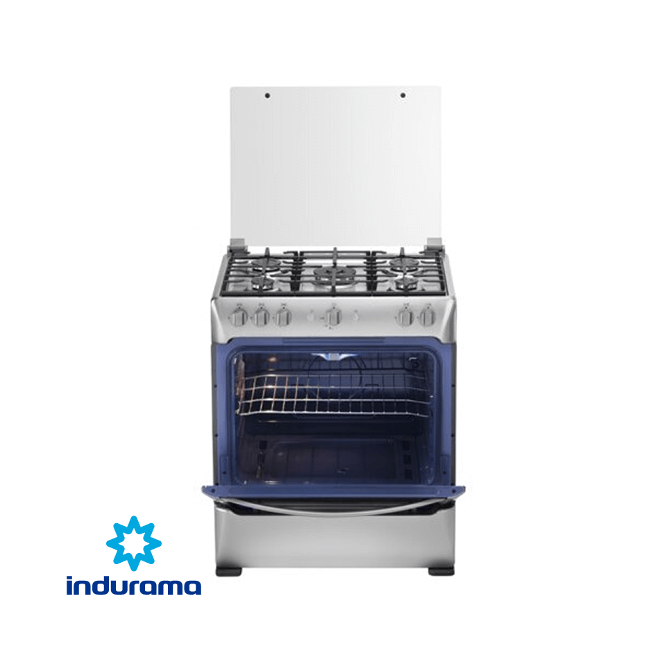 Cocina a Gas Indurama 5 Quemadores Con Grill TURIN ZAFIRO