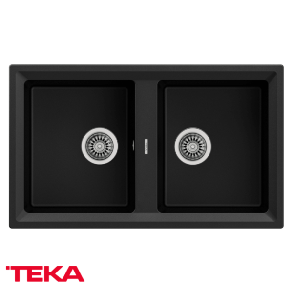 Fregadero TEKA Bajo Mesón De 2 Pozos STONE 90 B-TG 2B