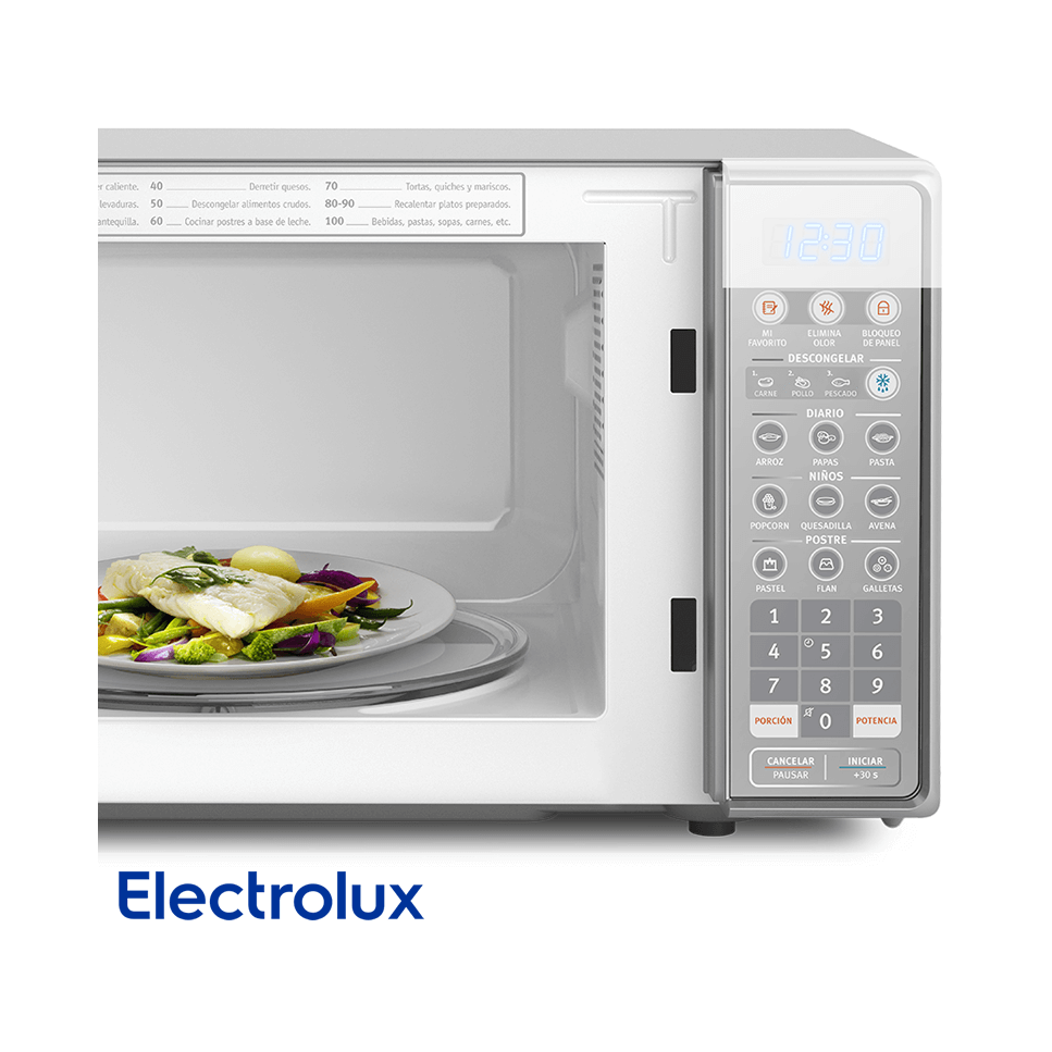 Microondas Electrolux 20 Litros 800W Gris EMDO20S3GSEUG