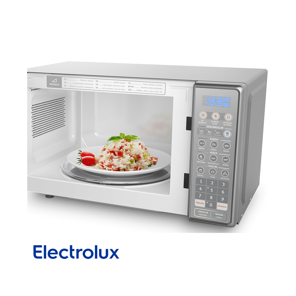 Microondas Electrolux 20 Litros 800W Gris EMDO20S3GSEUG