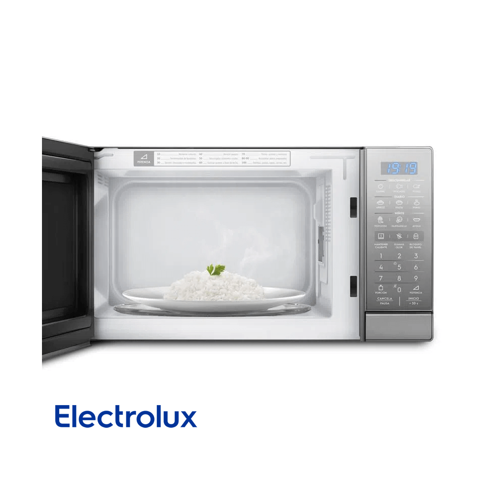 Microondas Electrolux 25 Litros 1000W Gris EMDO25S3GEUG