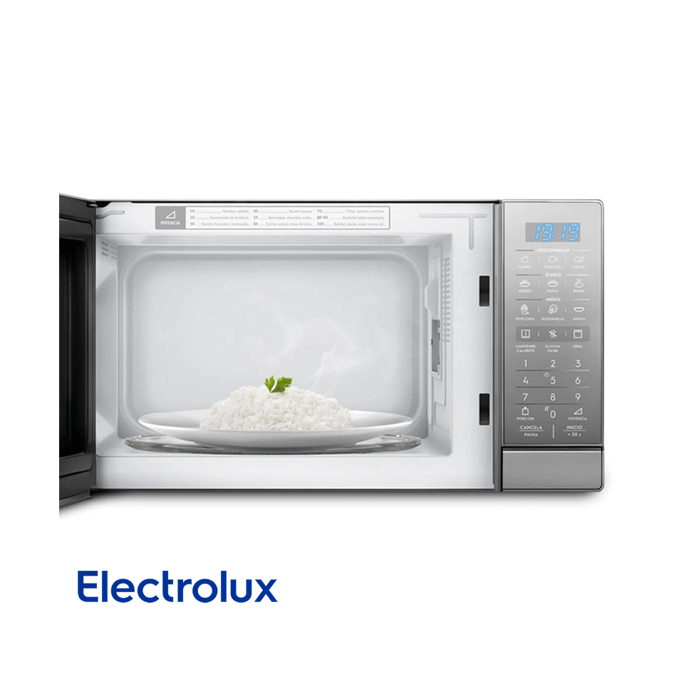 Microondas Electrolux 30 Litros 1000W Gris EMDO30G3GSEUG