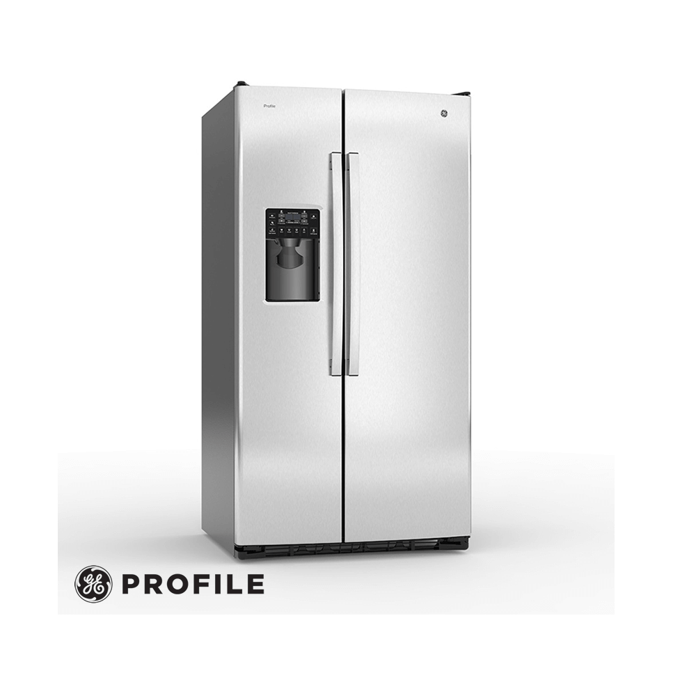 Refrigeradora General Electric Profile 755 Litros Acero Inox Side by Side PQL26PGKCSS