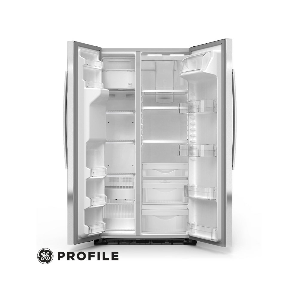 Refrigeradora General Electric Profile 755 Litros Acero Inox Side by Side PQL26PGKCSS