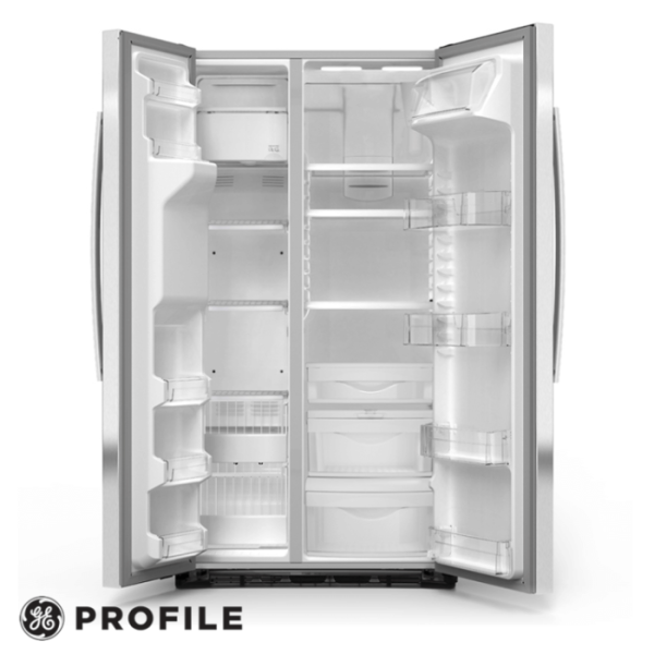Refrigeradora General Electric Profile 755 Litros Acero Inox Side by Side PQL26PGKCSS