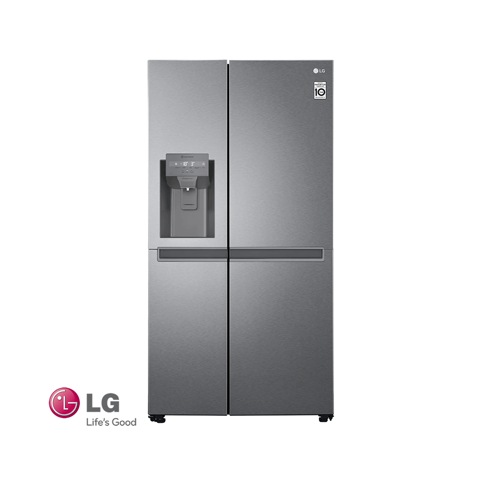 Refrigeradora LG Side by Side Con Dispensador 673 Litros Inverter GS65WPPK