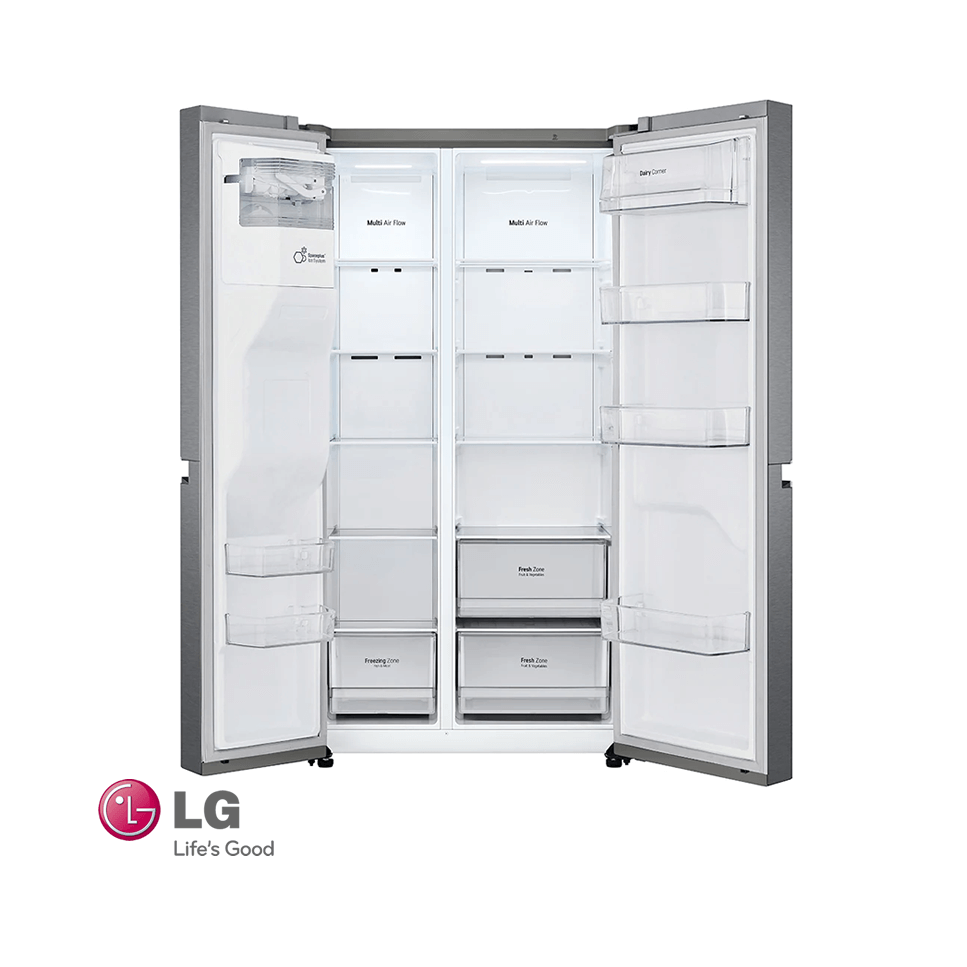 Refrigeradora LG Side by Side Con Dispensador 673 Litros Inverter GS65WPPK