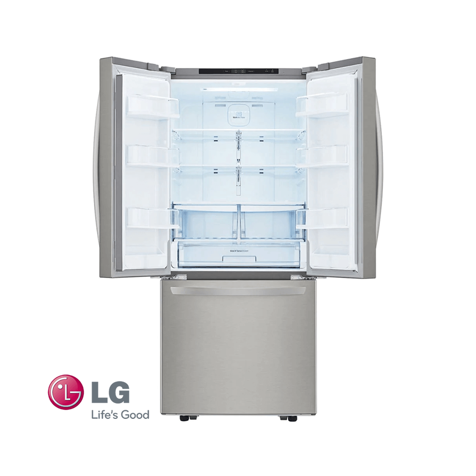 Refrigeradora LG Inverter French Door 617 Litros 3 Puertas GM22BGPK
