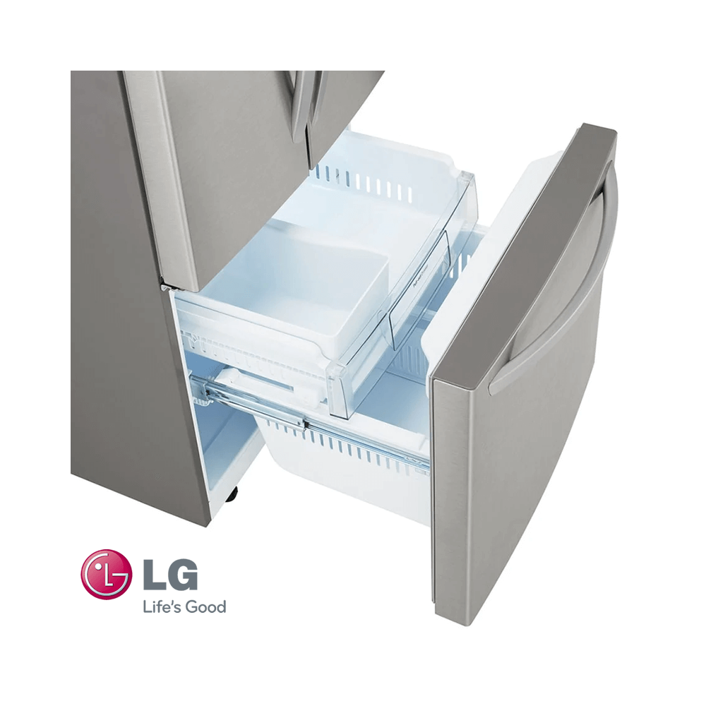 Refrigeradora LG Inverter French Door 617 Litros 3 Puertas GM22BGPK