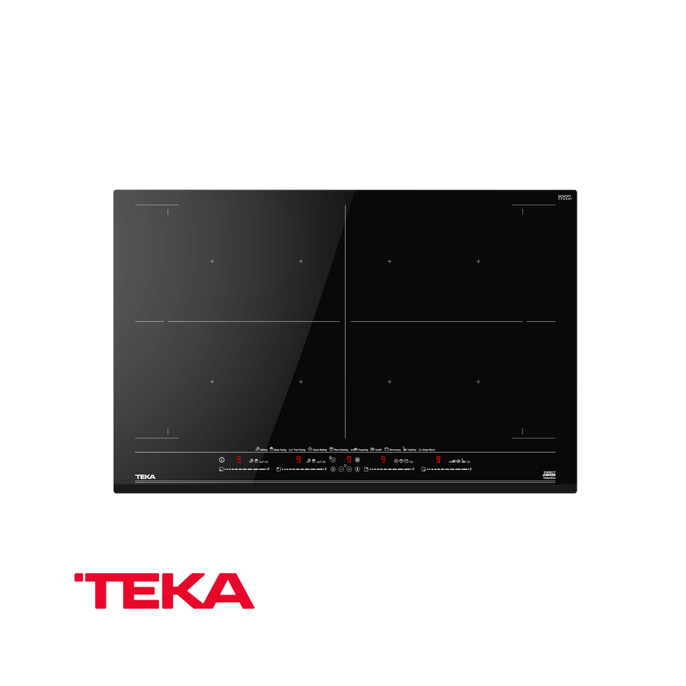 Encimera de Inducción TEKA 7 Zonas 80cm 7400W IZF 88700 MST BK