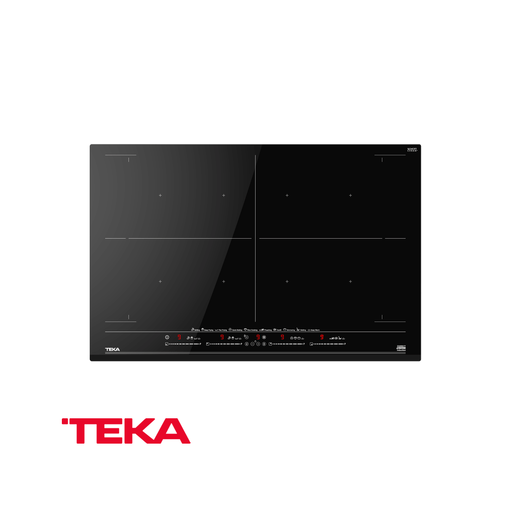 Encimera de Inducción TEKA 7 Zonas 80cm 7400W IZF 88700 MST BK