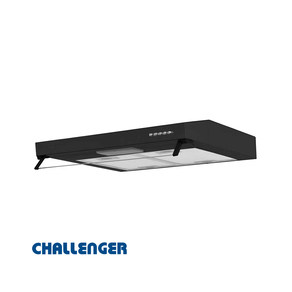 Campana Extractor de Olores Challenger Lineal 60cm Negro CX4562