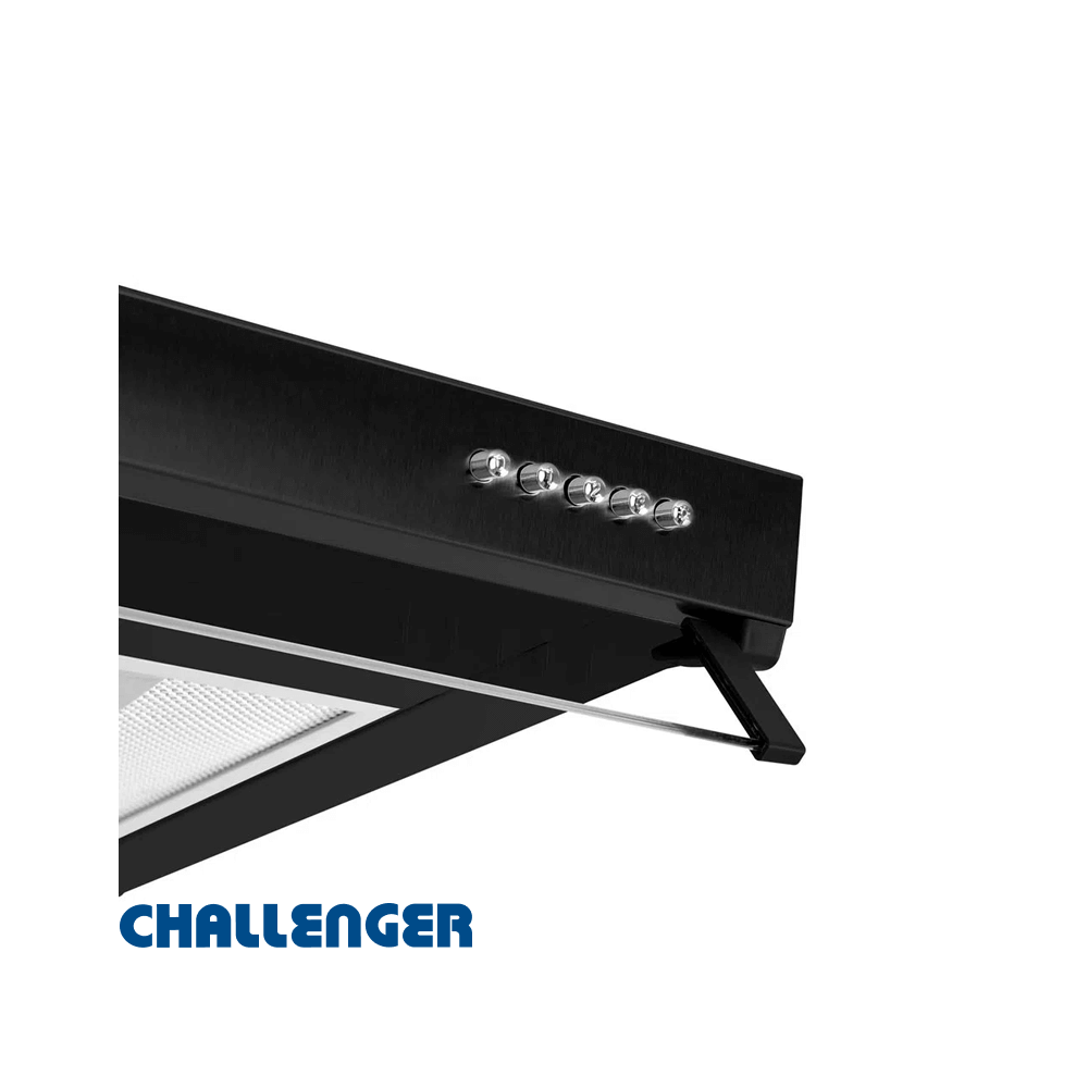Campana Extractor de Olores Challenger Lineal 60cm Negro CX4562