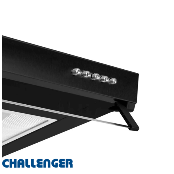 Campana Extractor de Olores Challenger Lineal 60cm Negro CX4562
