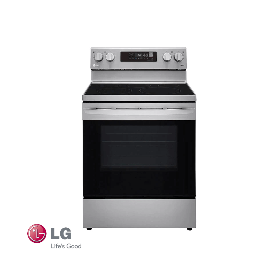 Cocina Eléctrica LG 5 Zonas 9600 Watts Con Air Fryer LREL6323S