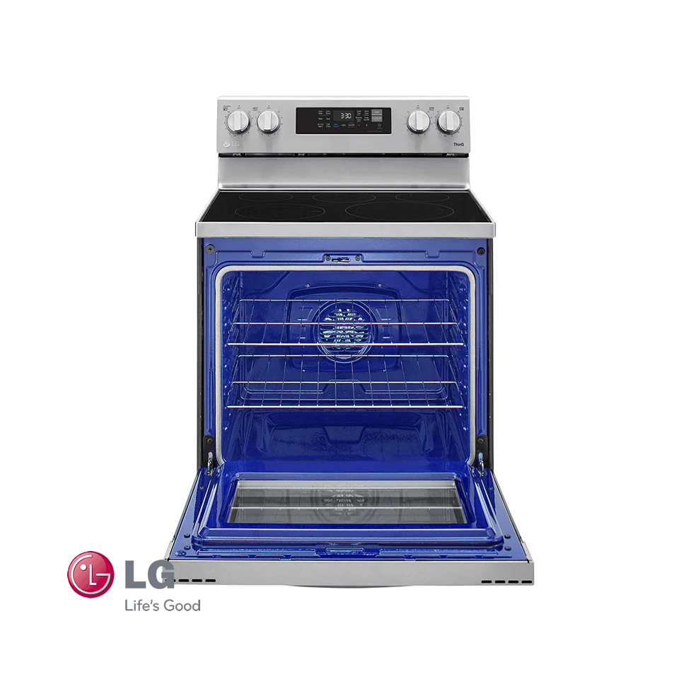 Cocina Eléctrica LG 5 Zonas 9600 Watts Con Air Fryer LREL6323S