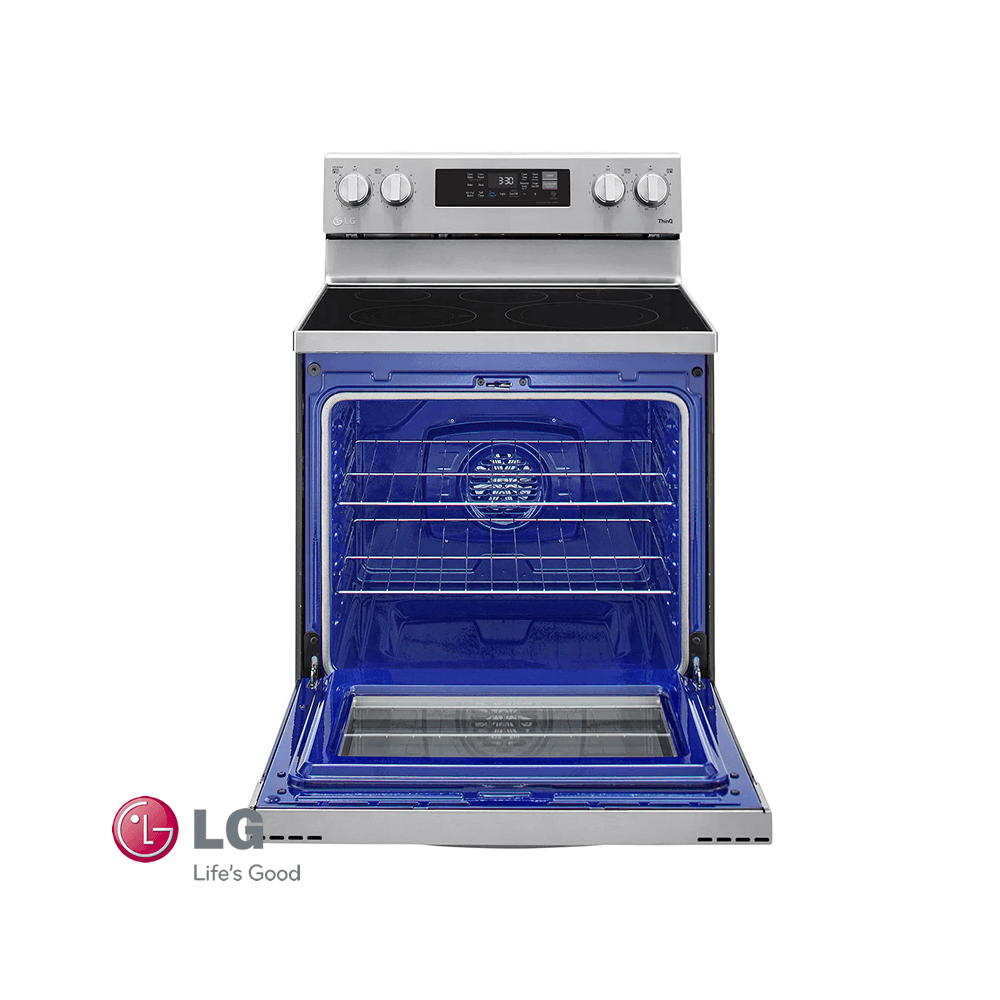 Cocina Eléctrica LG 5 Zonas 9600 Watts Con Air Fryer LREL6323S