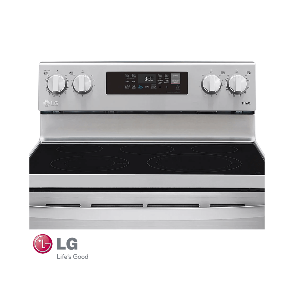 Cocina Eléctrica LG 5 Zonas 9600 Watts Con Air Fryer LREL6323S