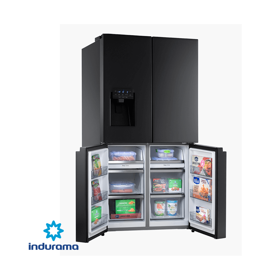 Refrigeradora Indurama Cross Door 647 Litros 4 Puertas RI-885I BLACK