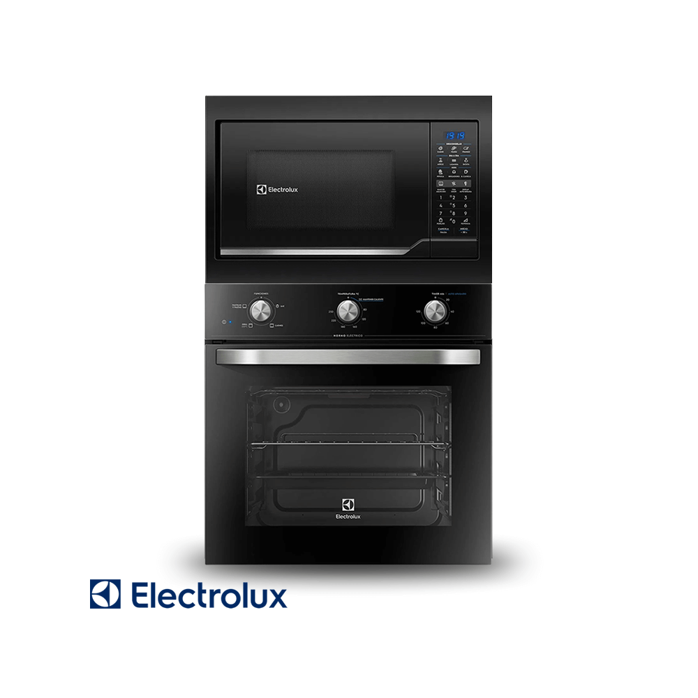 Combo Electrolux Horno Eléctrico Empotrable 220v + Microondas Eléctrico Empotrable 110v