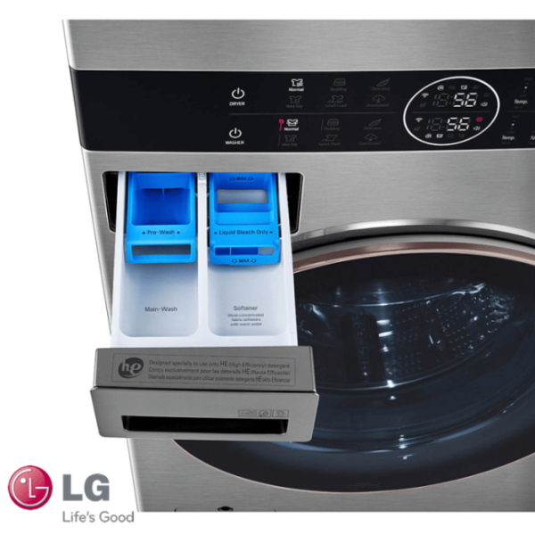 Torre de Lavado Eléctrica LG 22 kgs – 48 Lbs WashTower™ AI Direct Drive™ WK22VS6PE