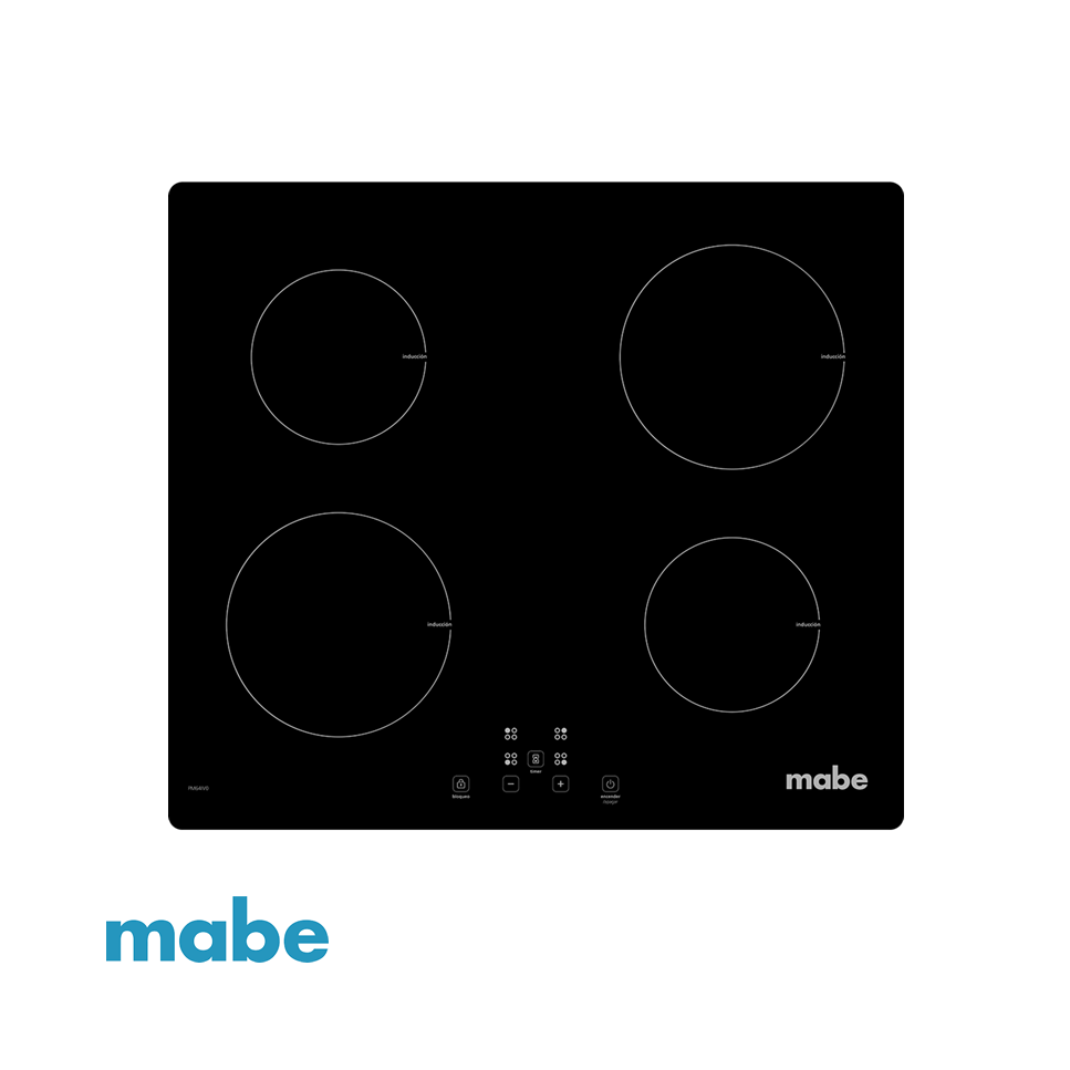 Encimera de Inducción Mabe 4 Zonas 60cm 7200W Empotrable PM64IV0