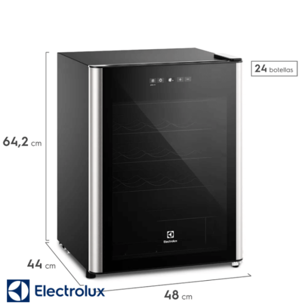 Cava Refrigeradora de Vinos Electrolux de 24 Botellas ERWV24W6MWB