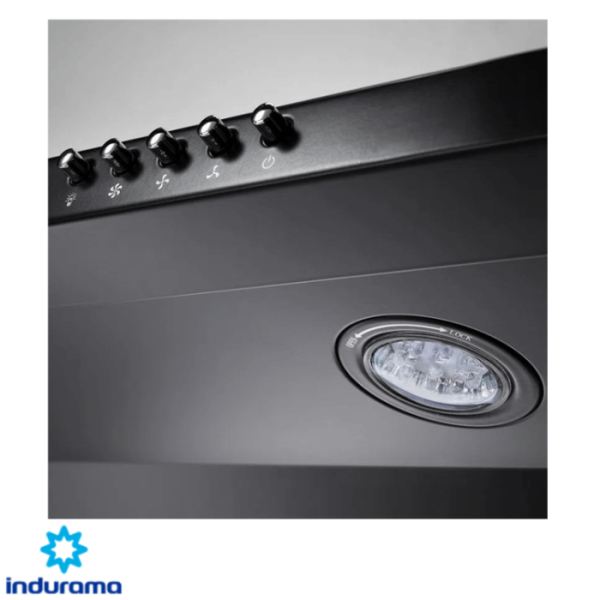 Campana Extractor de Olores Indurama 75 cm Lineal Acero Negro CEI-75NE