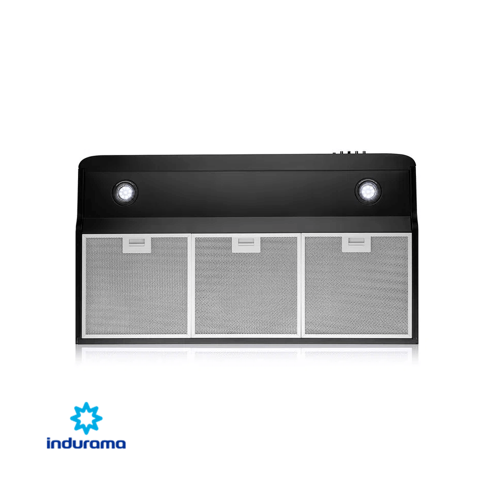 Campana Extractor de Olores Indurama 90 cm Lineal Acero Negro CEI-90NE