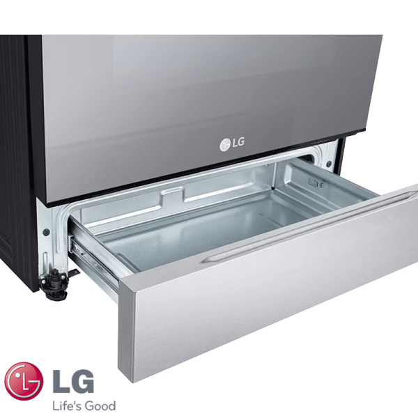 Cocina a Gas LG 5 Quemadores Acero Inoxidable Panel Touch con Grill LRGL5845S