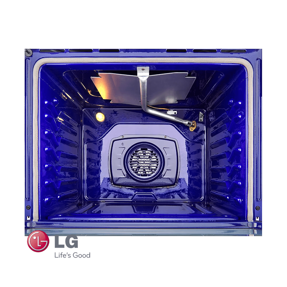 Cocina a Gas LG 5 Quemadores Acero Inoxidable Panel Touch con Grill LRGL5845S