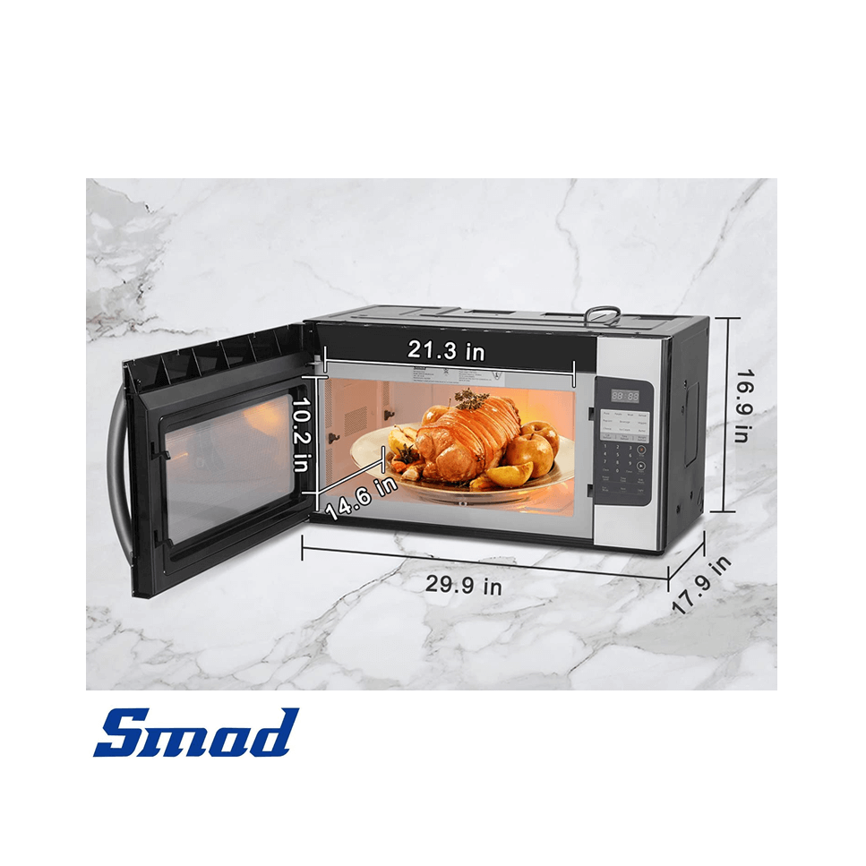 Microondas Empotrable SMAD con Extractor de Olores de 54 Litros – 76 cm DMO100