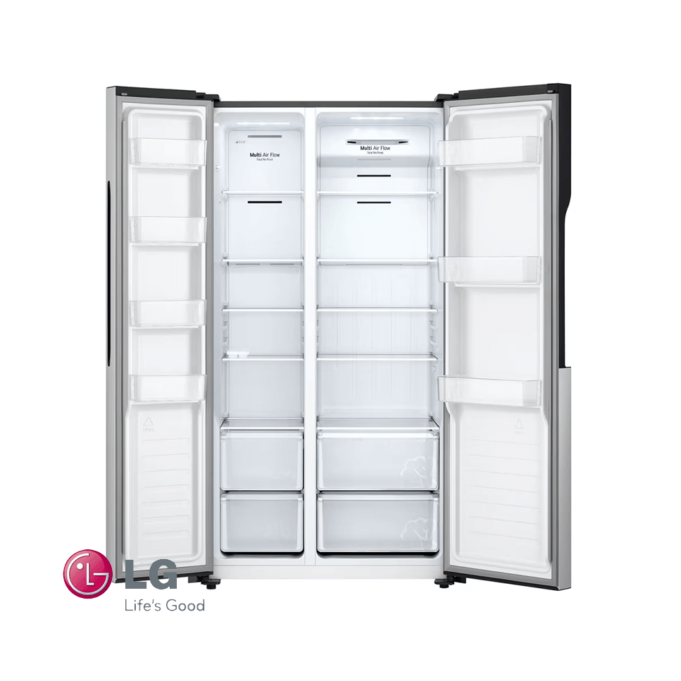 Refrigeradora LG Side by Side Sin Dispensador 508 Litros Inverter GS51BPP