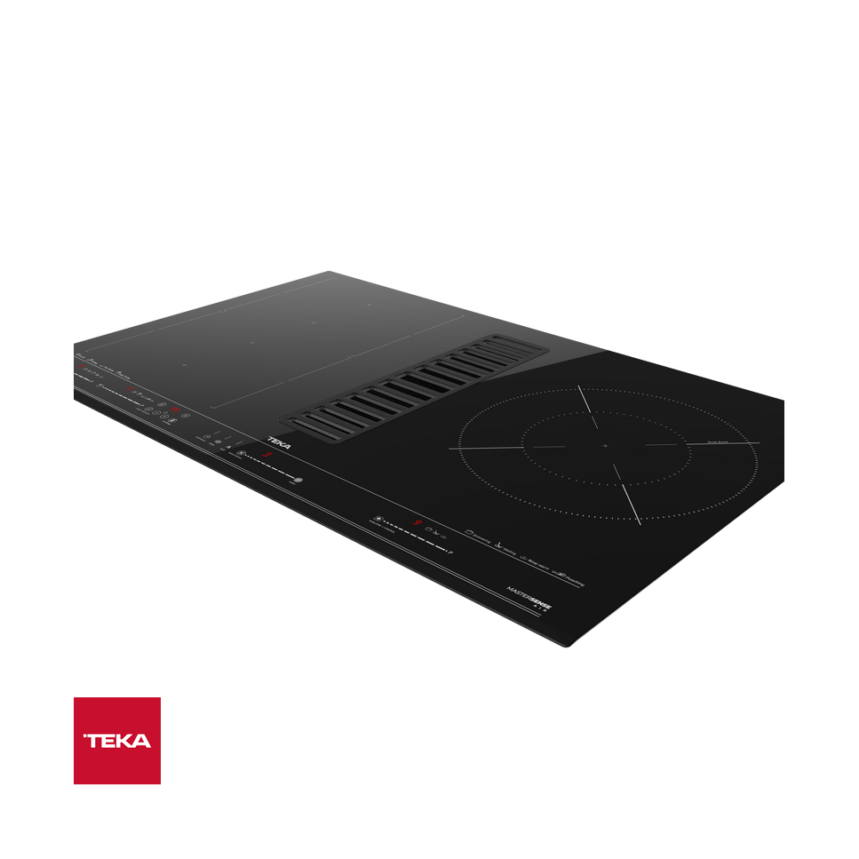 Encimera de Inducción TEKA FullFlex 4 Zonas 80cm 7200W con Extractor de Olor Integrado AFC 87628 MST