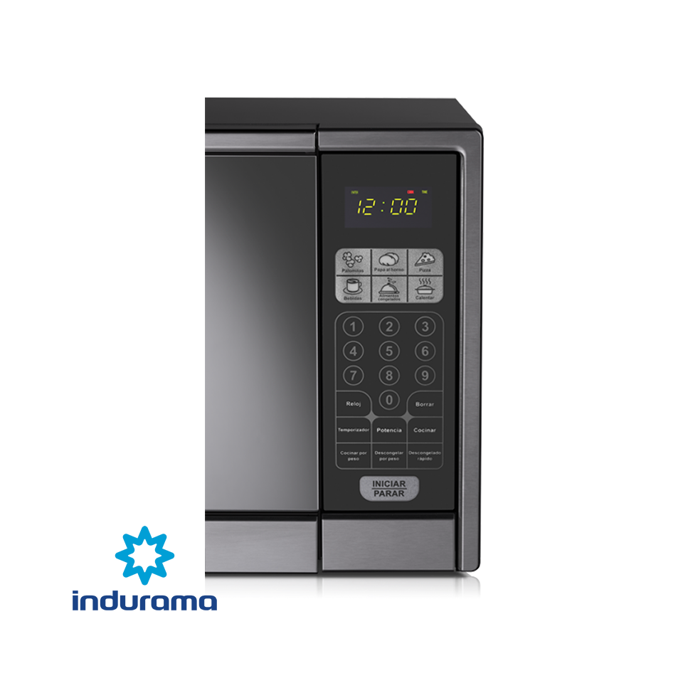 Microondas Indurama 30 Litros 1000W Negro MWI-30NE